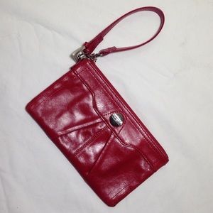 Kenneth Cole Leather Wristlet